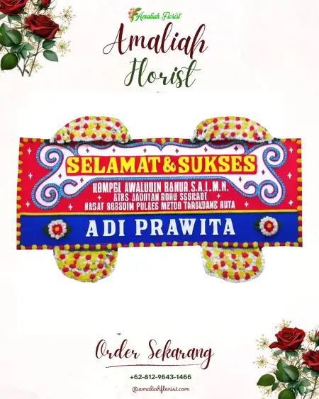 Papan Bunga Ucapan Selamat Ballroom Wedding Depok